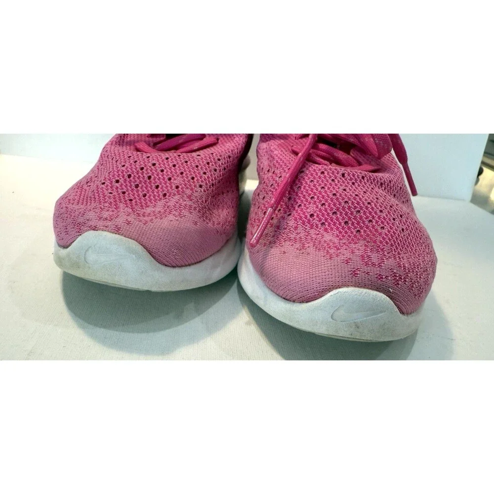 Nike Air Max Sequent 4 Running Shoes AO4486 Pink Silver Womens Size 7 Sneakers